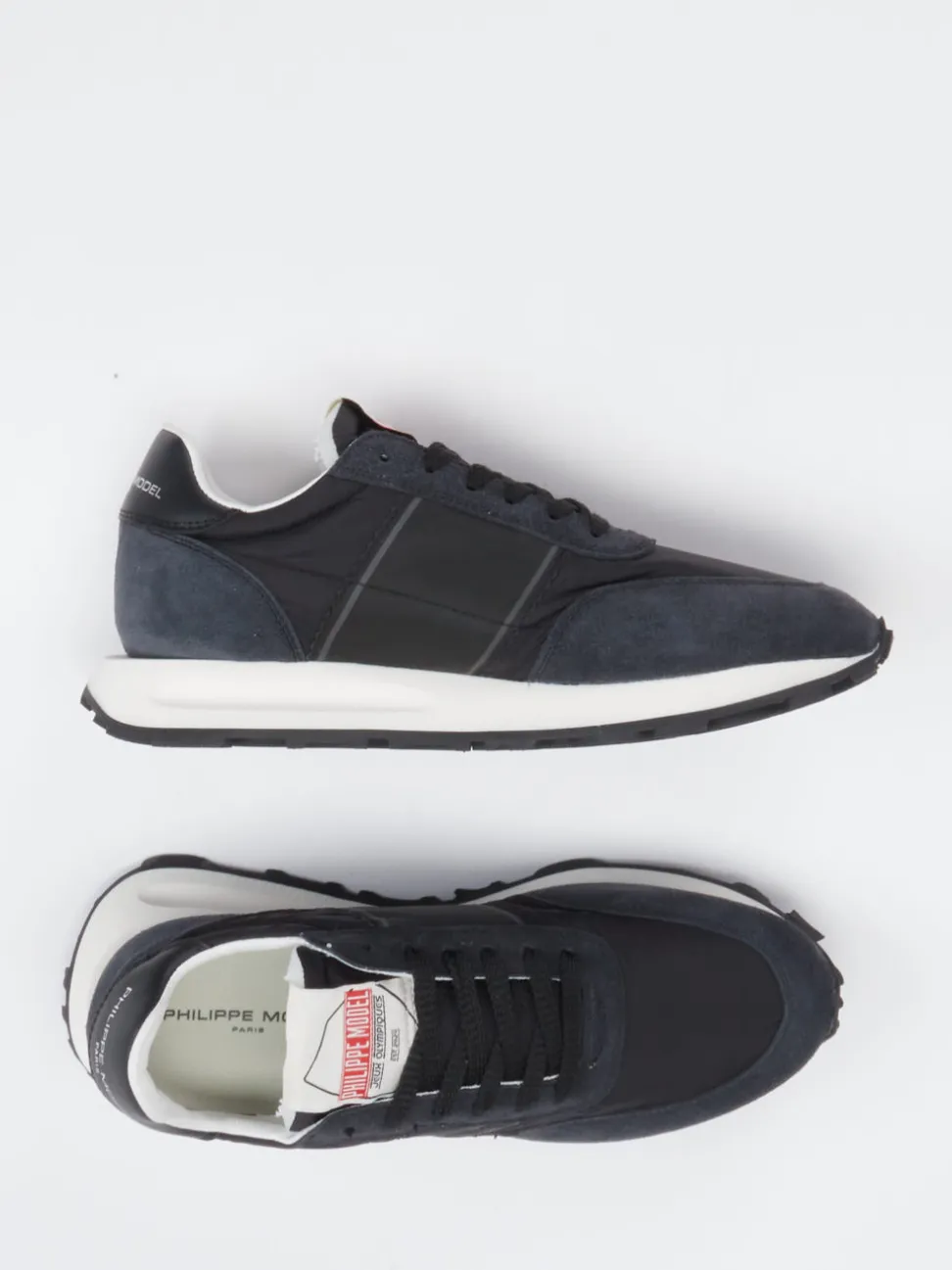 Philippe Model – Retro-Sneaker aus Veloursleder und Nylon