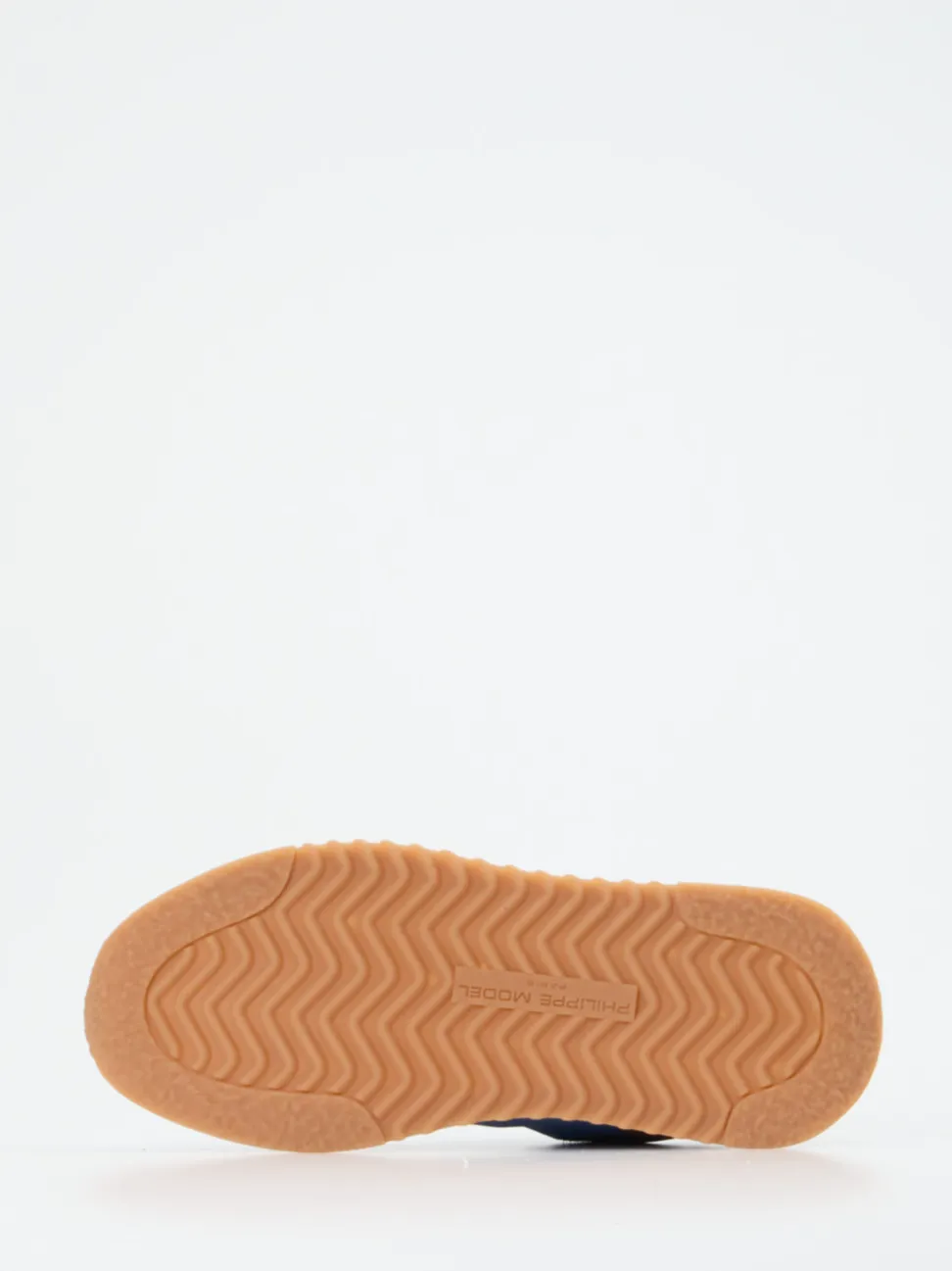 Philippe Model – Retro-Sneaker aus Veloursleder himmelblau
