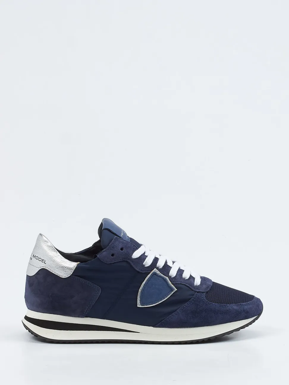 Philippe Model – Sneaker aus Veloursleder und Nylon