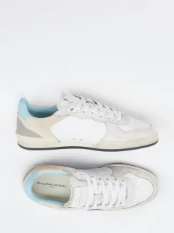Philippe Model – Sneaker aus Kalbleder in Weiß