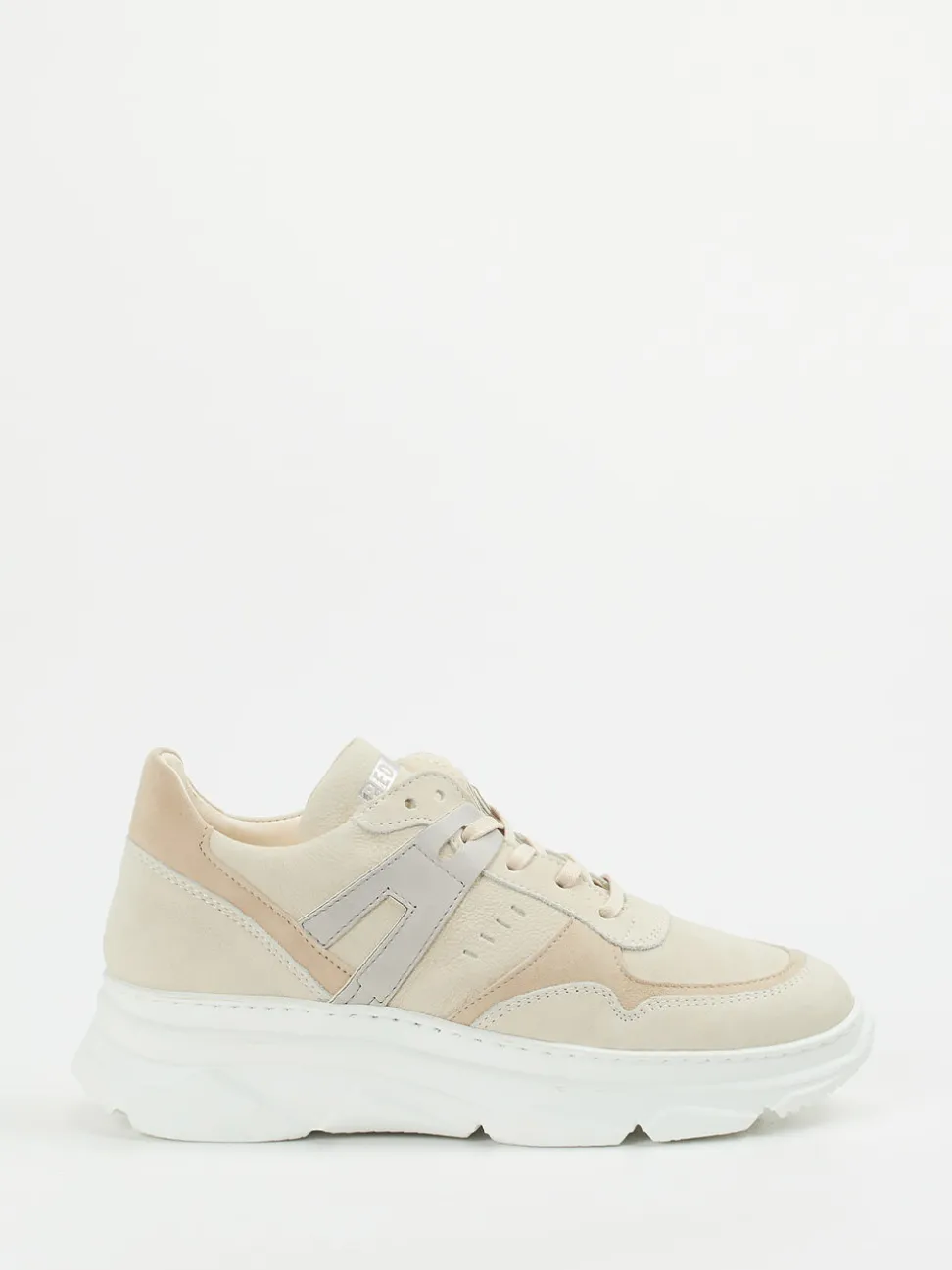 Piedi Nudi – Chunky-Sneaker aus Nubukleder beige