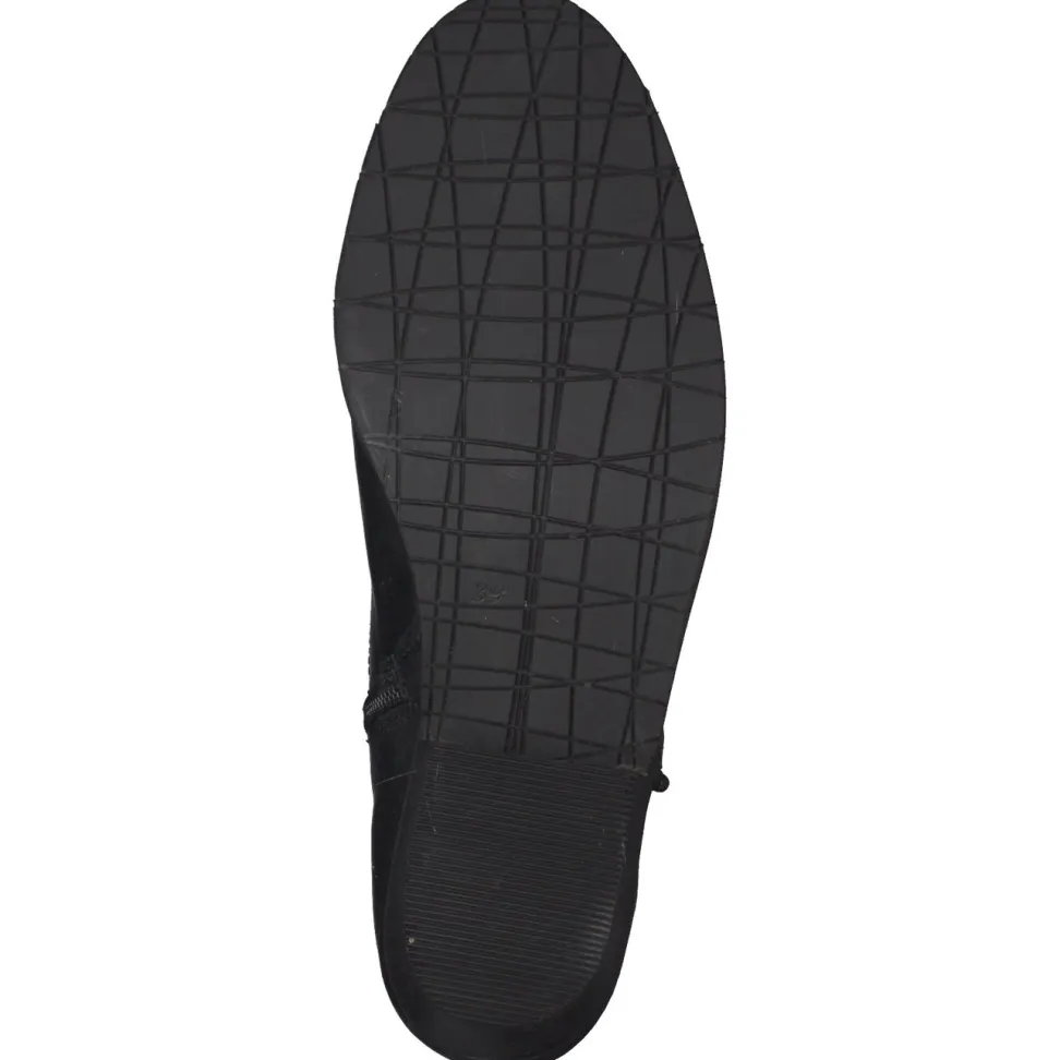Piedi Nudi – Western-Stiefelette aus Kalbleder schwarz