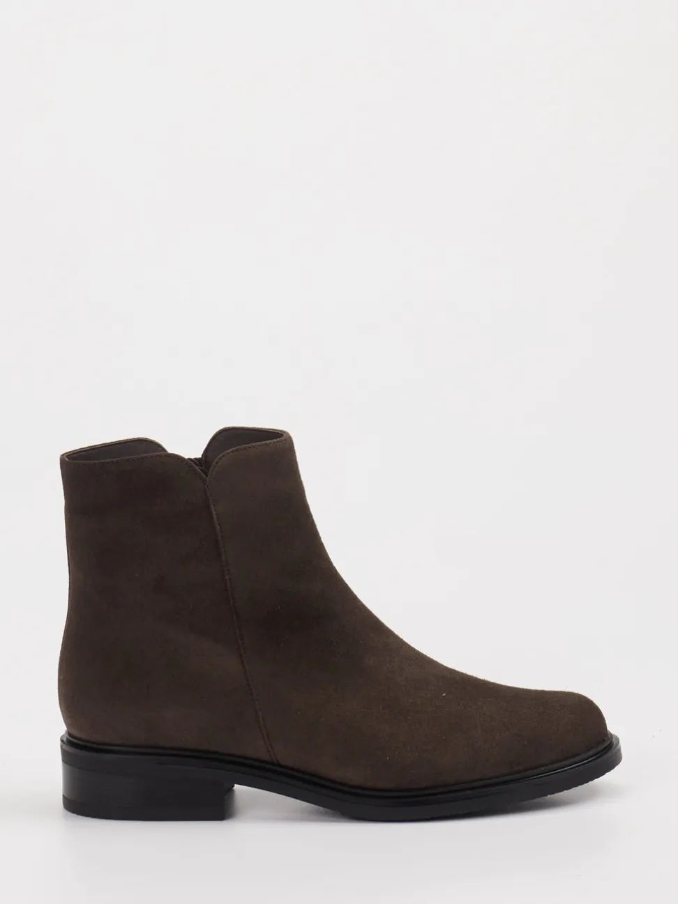 Piesanto – Stiefelette aus Veloursleder Dunkelbraun