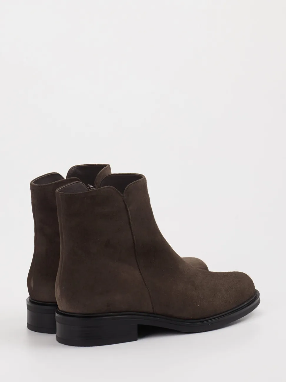 Piesanto – Stiefelette aus Veloursleder Dunkelbraun