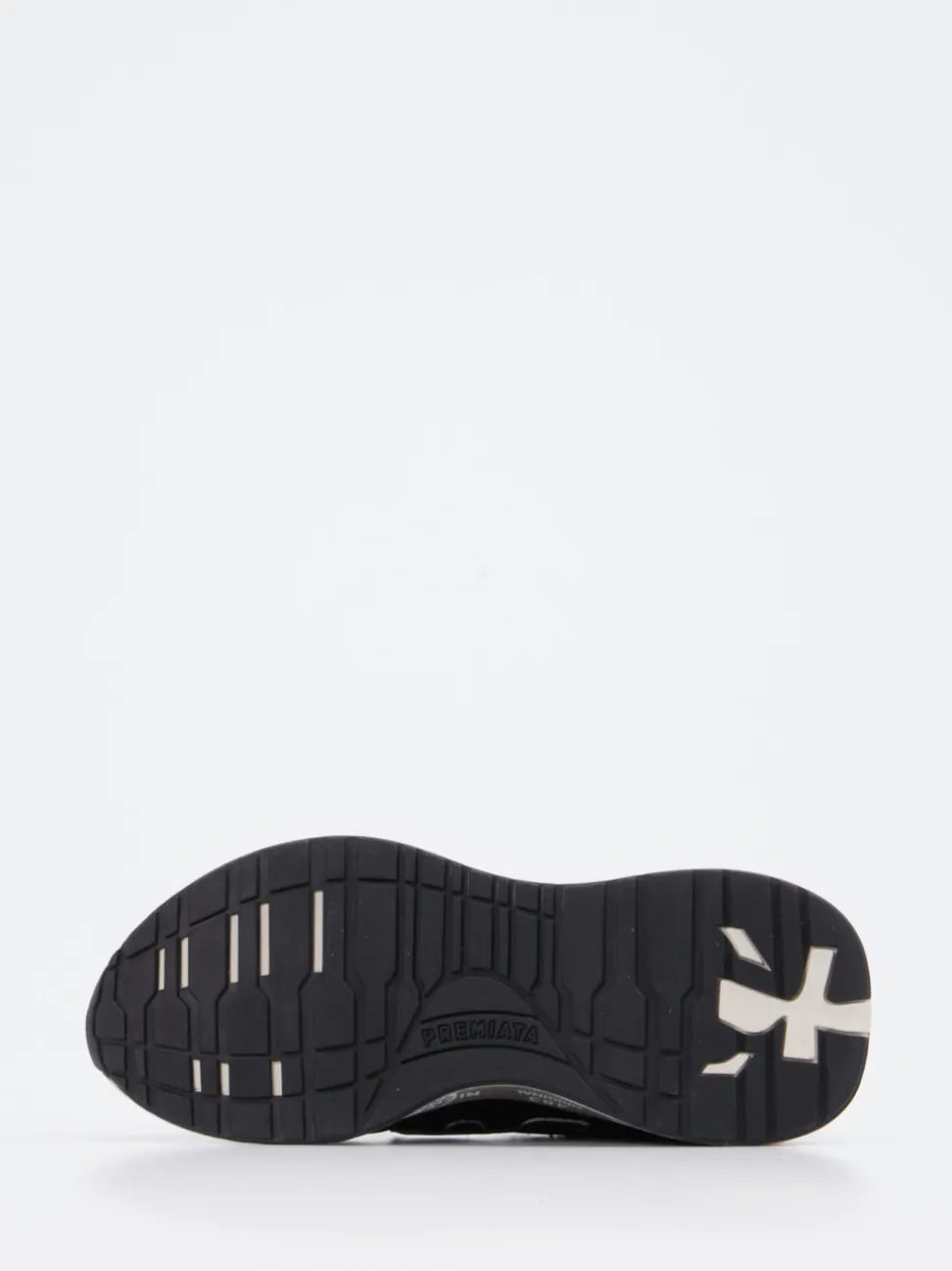 Premiata – Sneaker aus Veloursleder schwarz