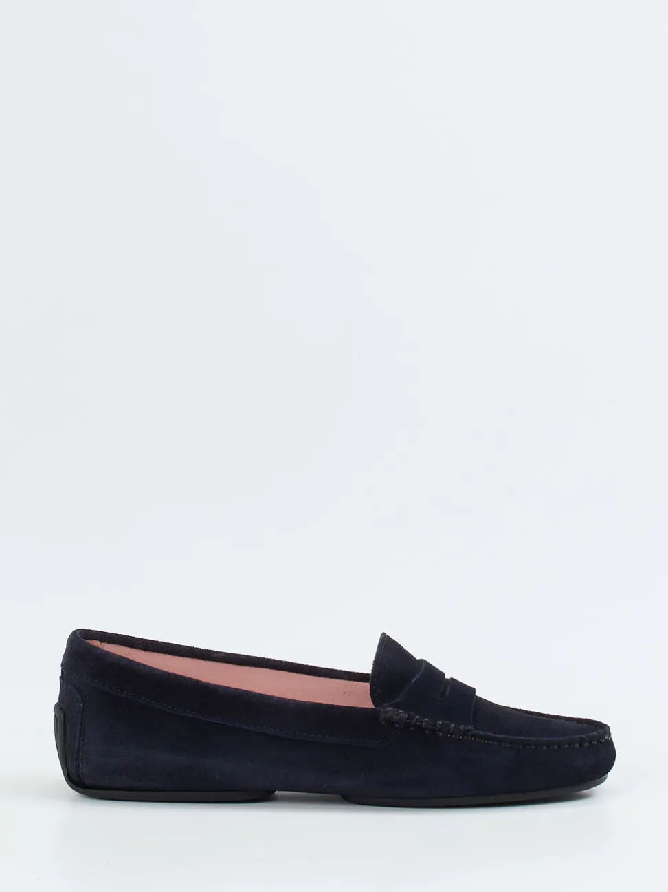 Pretty Ballerinas – Loafer aus Veloursleder Dunkelblau