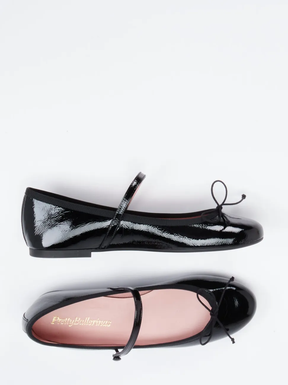 Pretty Ballerinas – Mary Jane Ballerinas aus Lackleder Schwarz