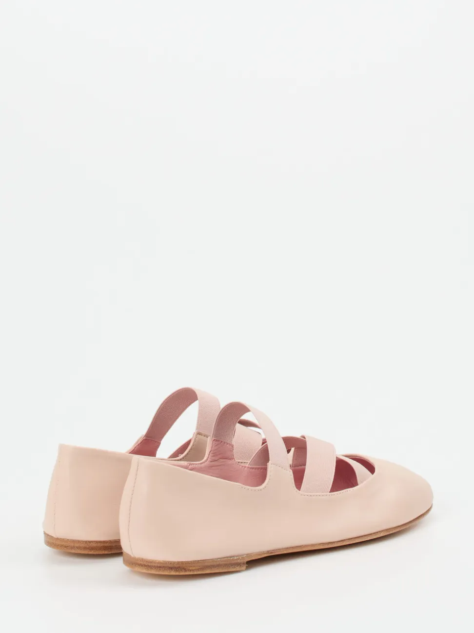 Pretty Ballerinas – Riemchen-Ballerina aus Lammleder rosa