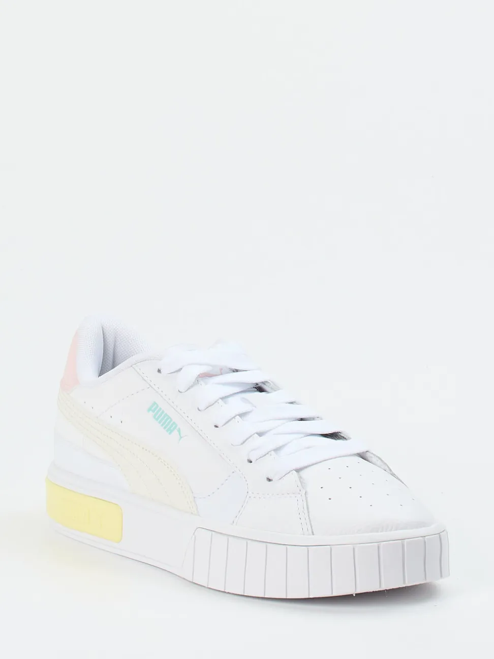 Puma – Sneaker aus Leder mit Pastellakzenten