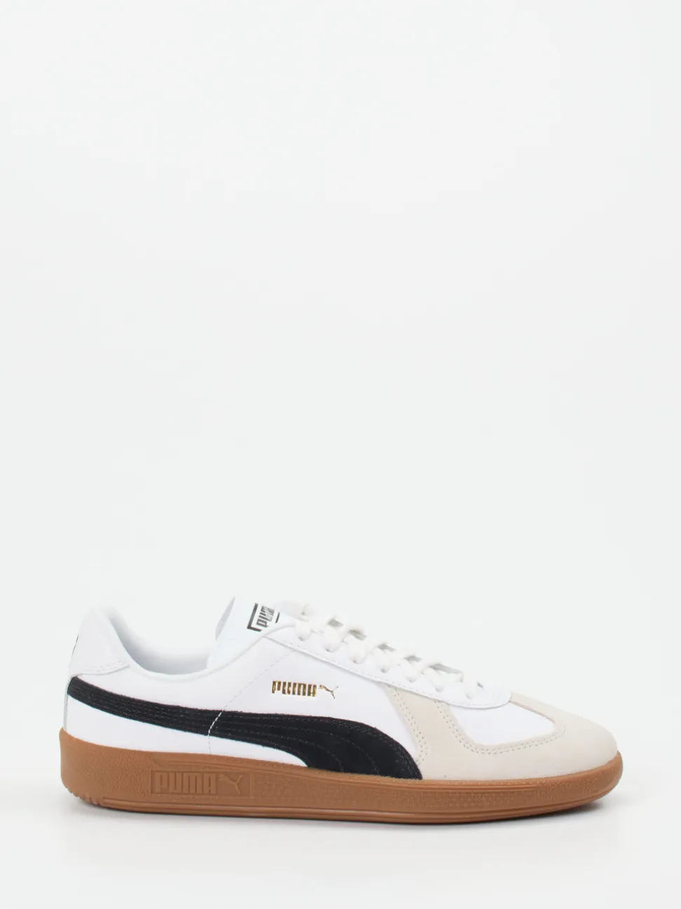 Puma – Sneaker aus Leder mit Gummisohle Weiß
