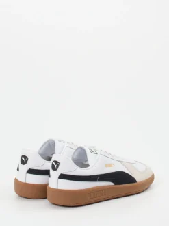 Puma – Sneaker aus Leder mit Gummisohle Weiß