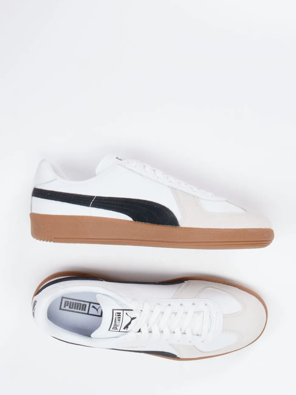 Puma – Sneaker aus Leder mit Gummisohle Weiß