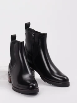 Ralph Harrison – Chelsea Boots aus Lammleder schwarz