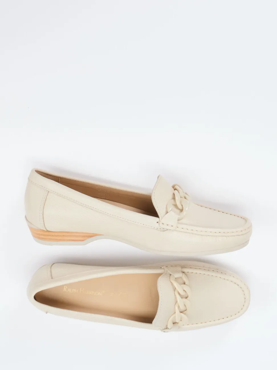Ralph Harrison – Loafer aus Kalbleder cremebeige