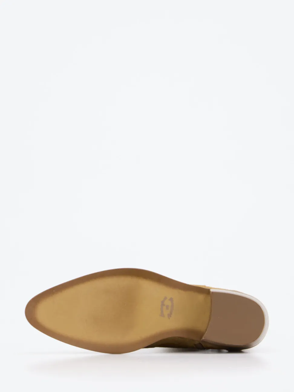 Ralph Harrison – Western-Stiefelette aus Veloursleder Cognac