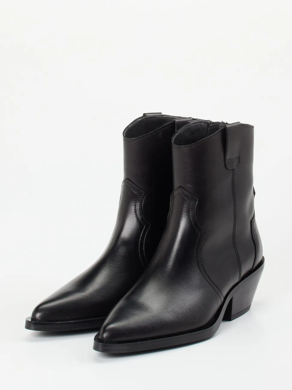 Ralph Harrison – Western-Stiefelette aus Kalbleder schwarz