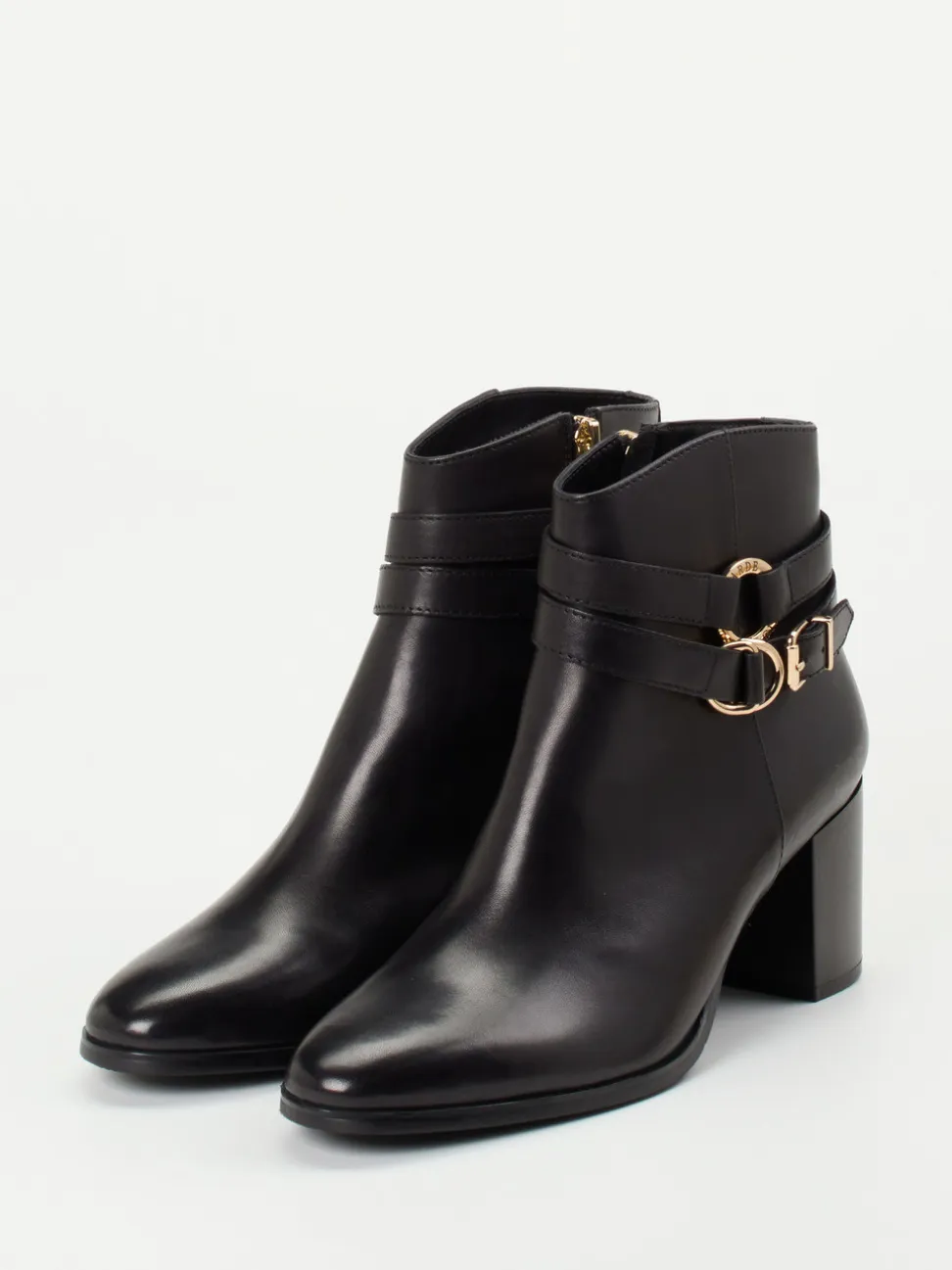Regarde Le Ciel – Ankle Boots aus Kalbleder schwarz
