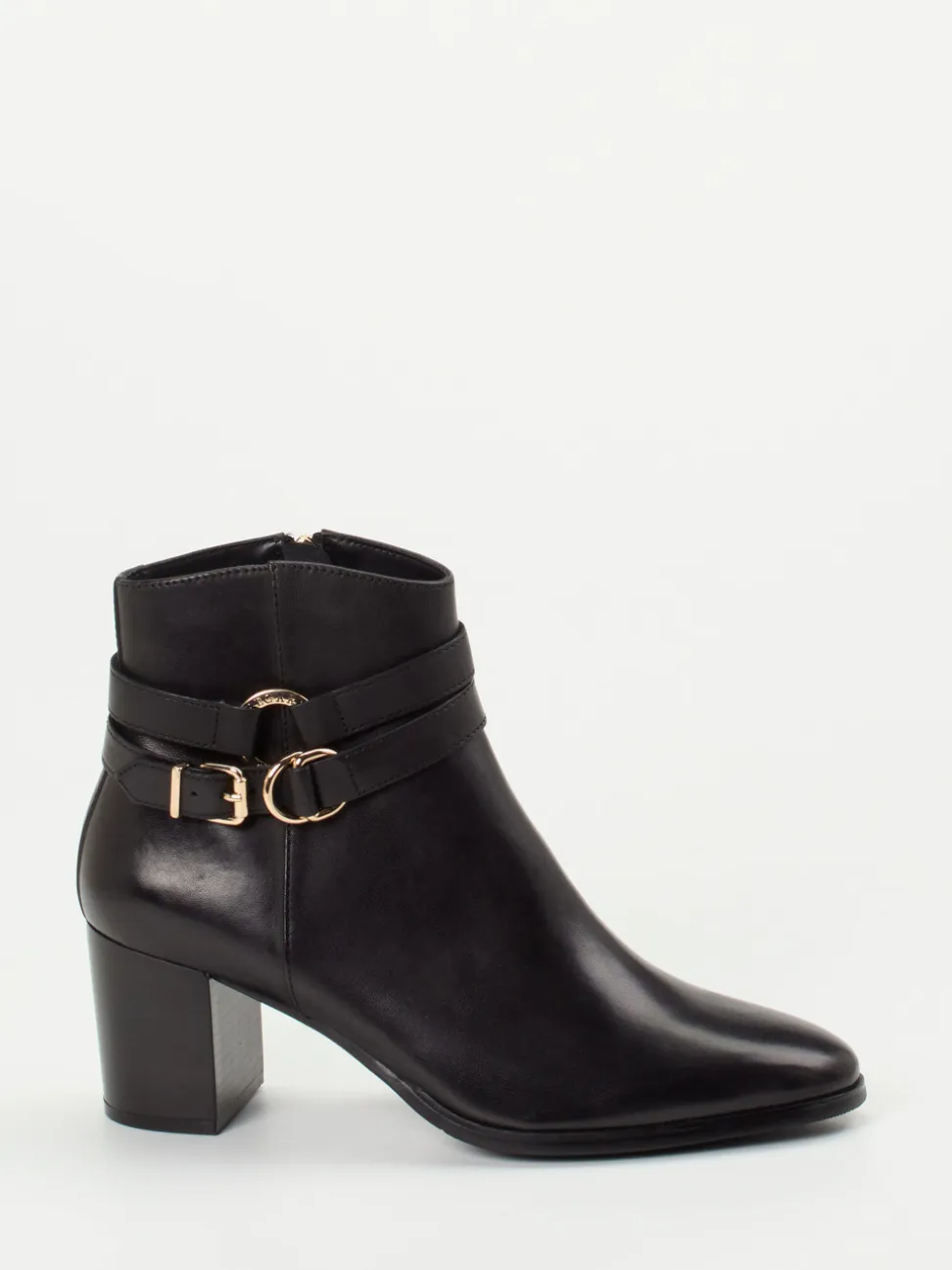 Regarde Le Ciel – Ankle Boots aus Kalbleder schwarz