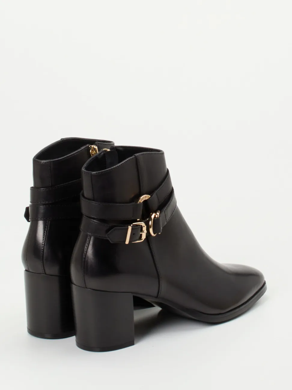 Regarde Le Ciel – Ankle Boots aus Kalbleder schwarz