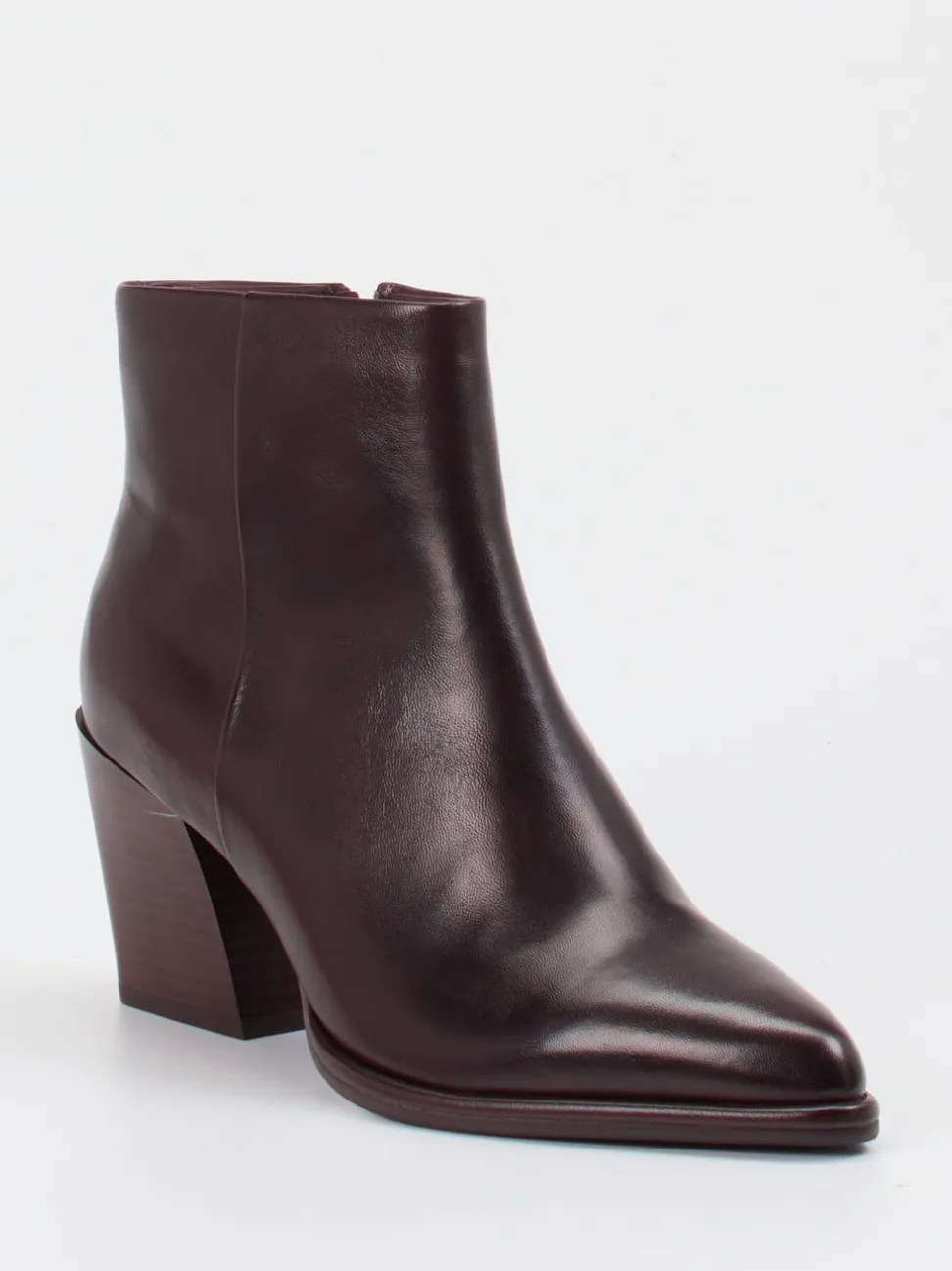 Regarde Le Ciel – Stiefelette aus Kalbleder dunkelrot