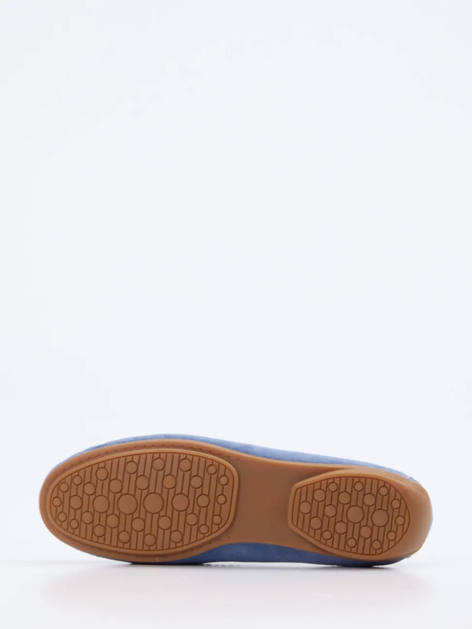 Sí – Loafer aus Veloursleder in Jeansblau