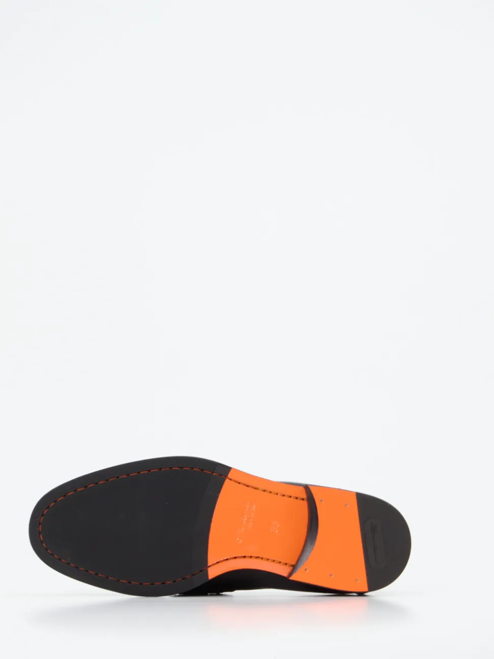 Santoni – Halbschuh aus Hochglanzleder Schwarz