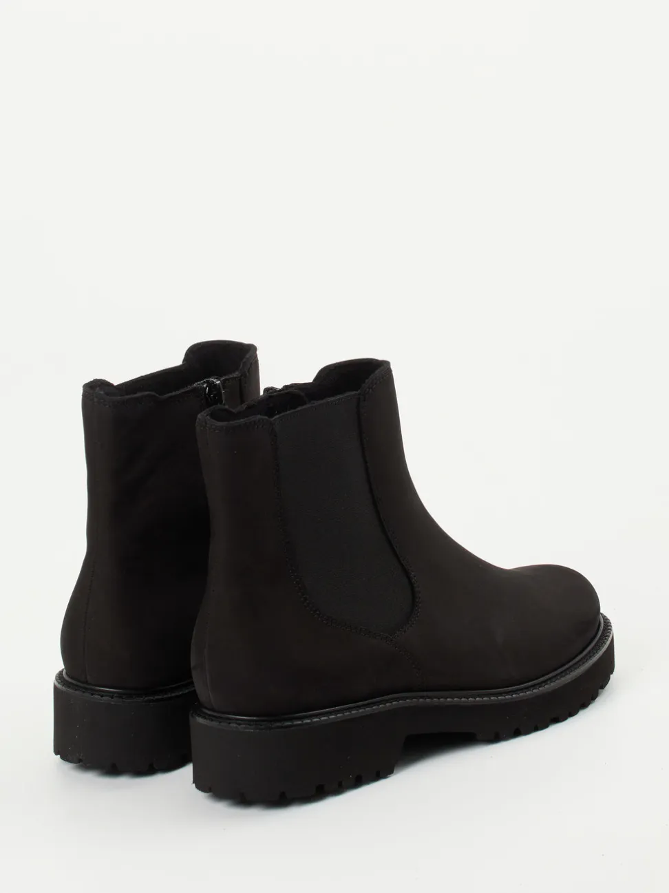 Semler – Chelsea-Stiefelette aus Nubukleder schwarz
