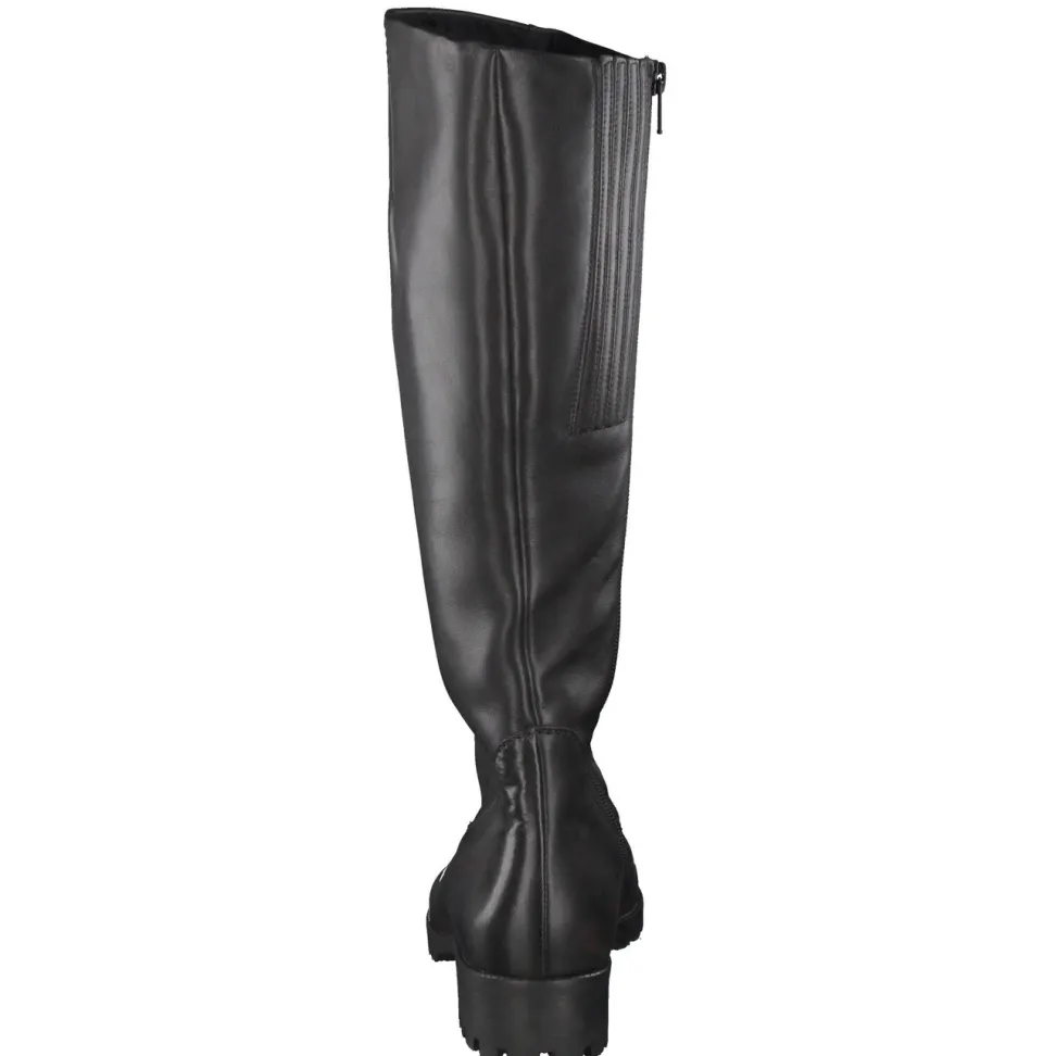 Semler – kniehohe Stiefel aus Kalbleder schwarz
