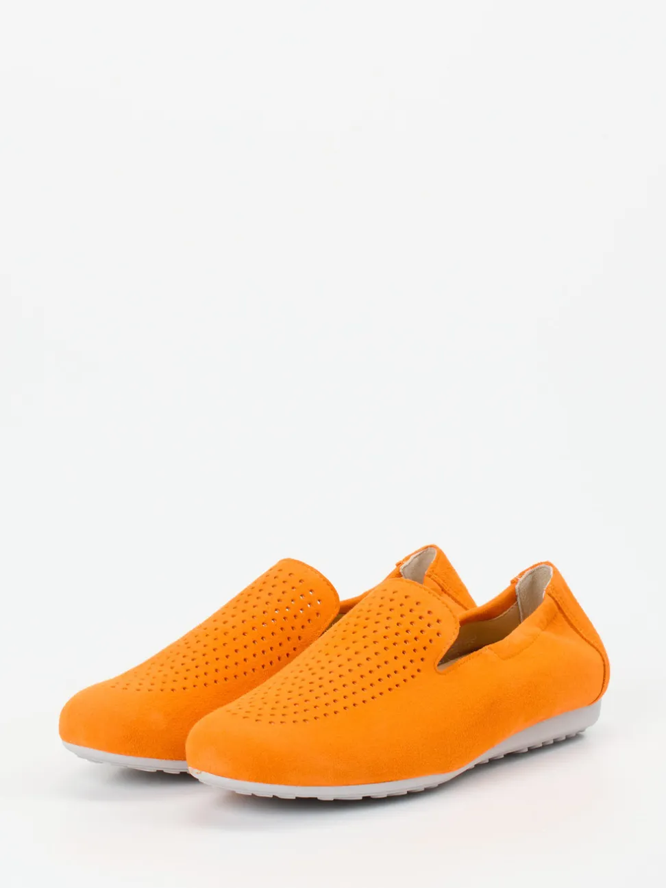 Semler – Komfort-Slipper aus Veloursleder orange