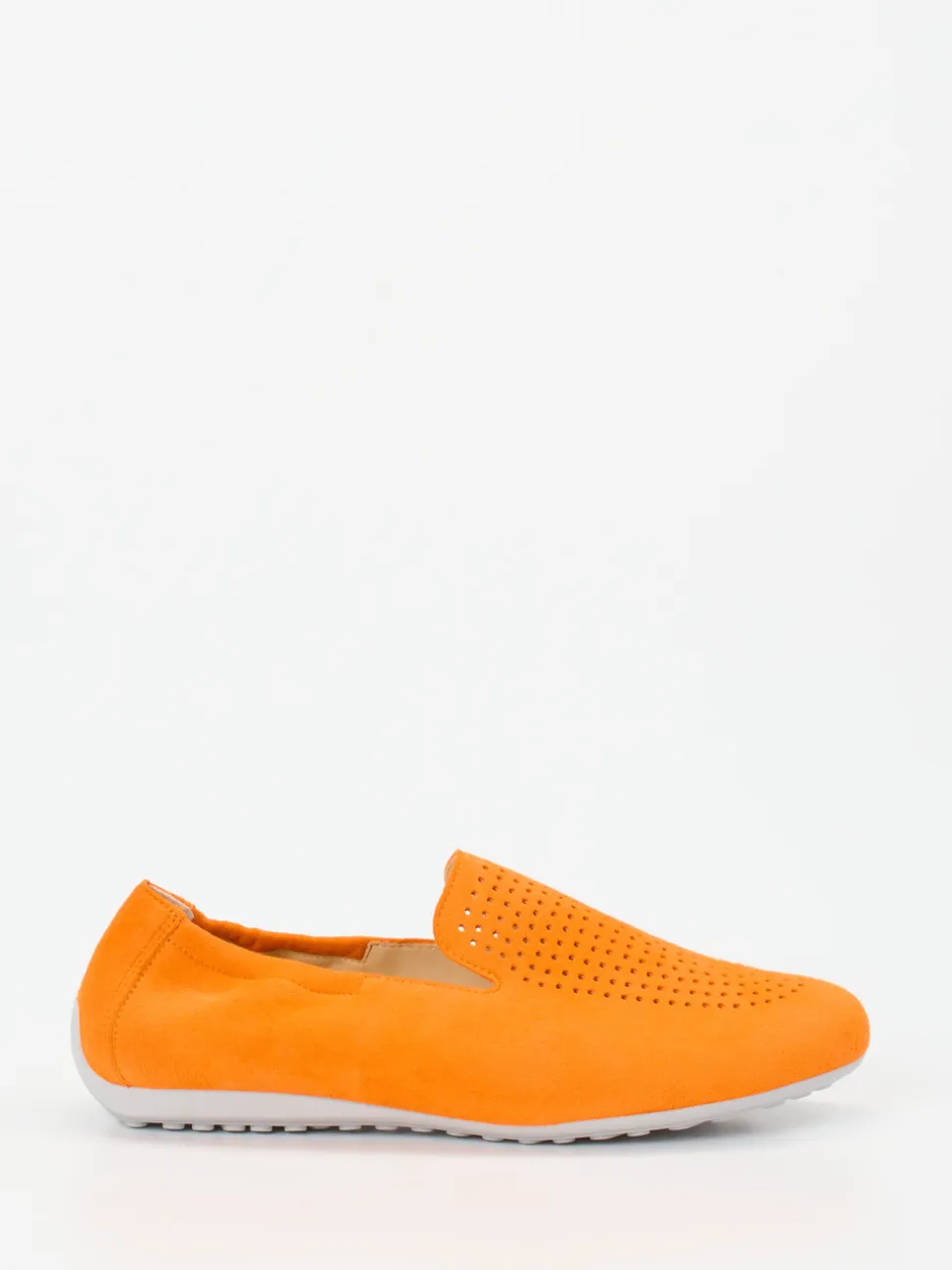 Semler – Komfort-Slipper aus Veloursleder orange