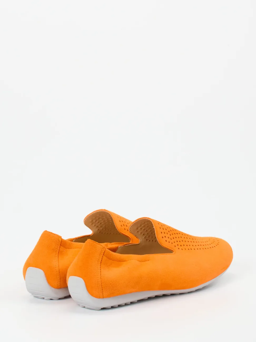Semler – Komfort-Slipper aus Veloursleder orange