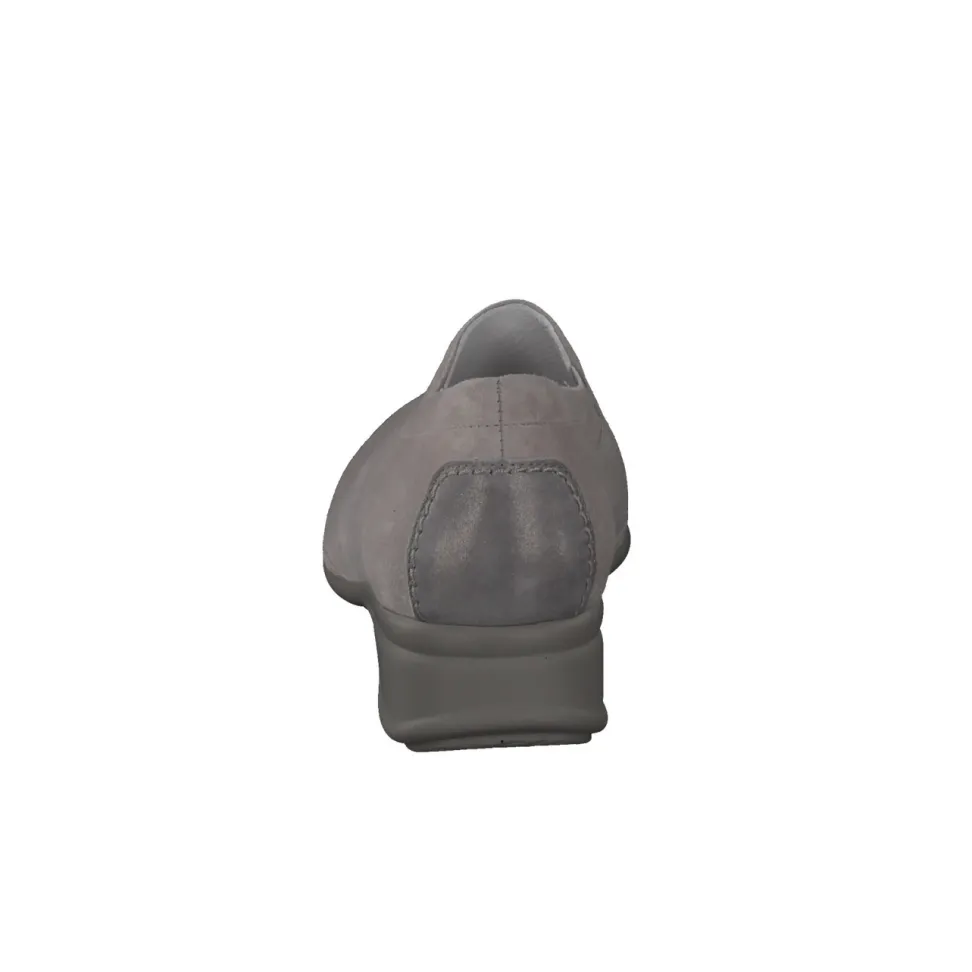 Semler – Komfort-Slipper aus Veloursleder Grau