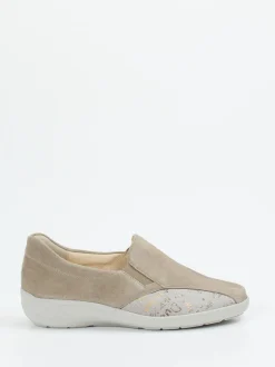 Semler – Komfort-Slipper aus Veloursleder beige