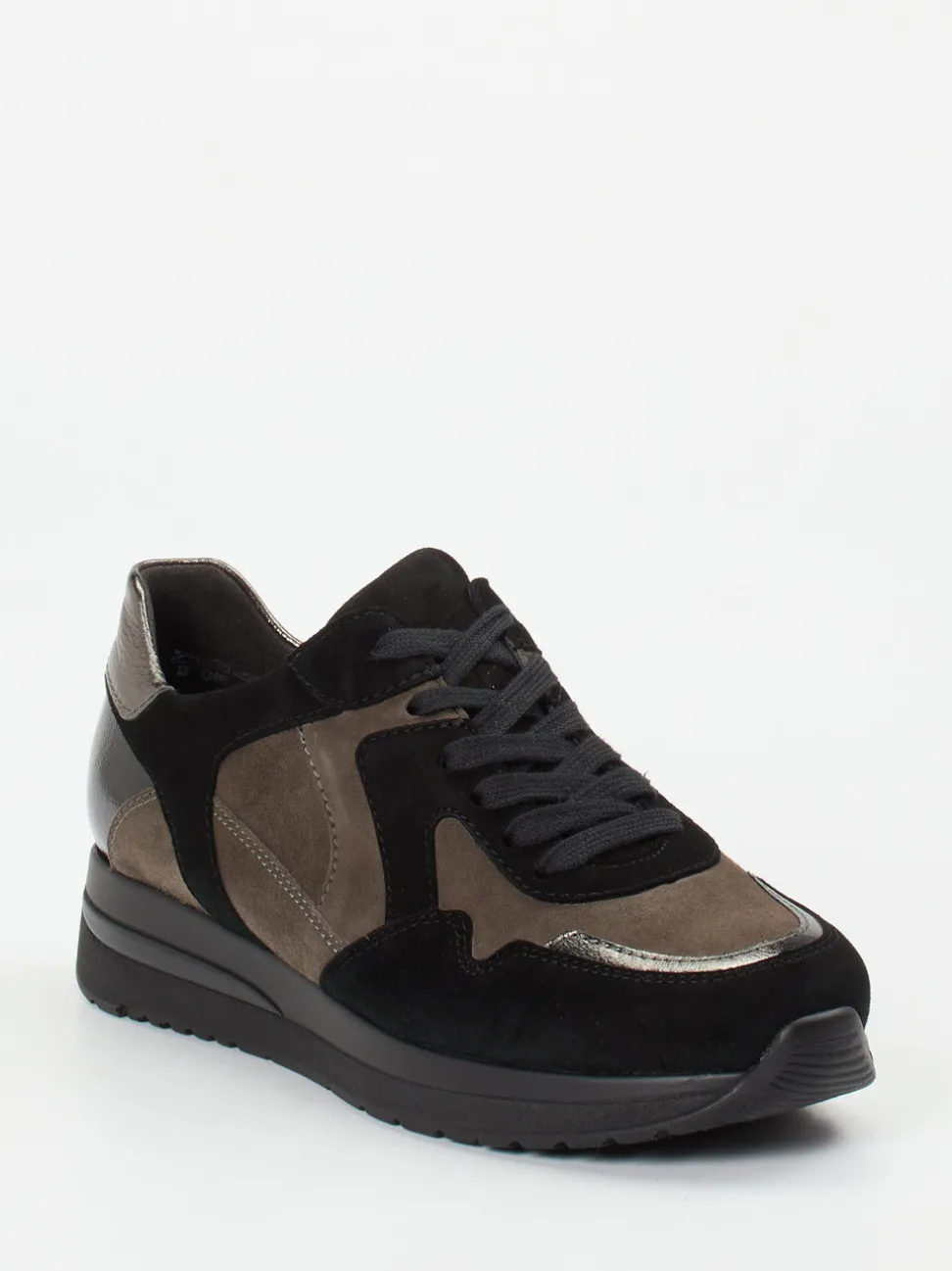 Semler – Komfort-Sneaker aus Veloursleder Taupe