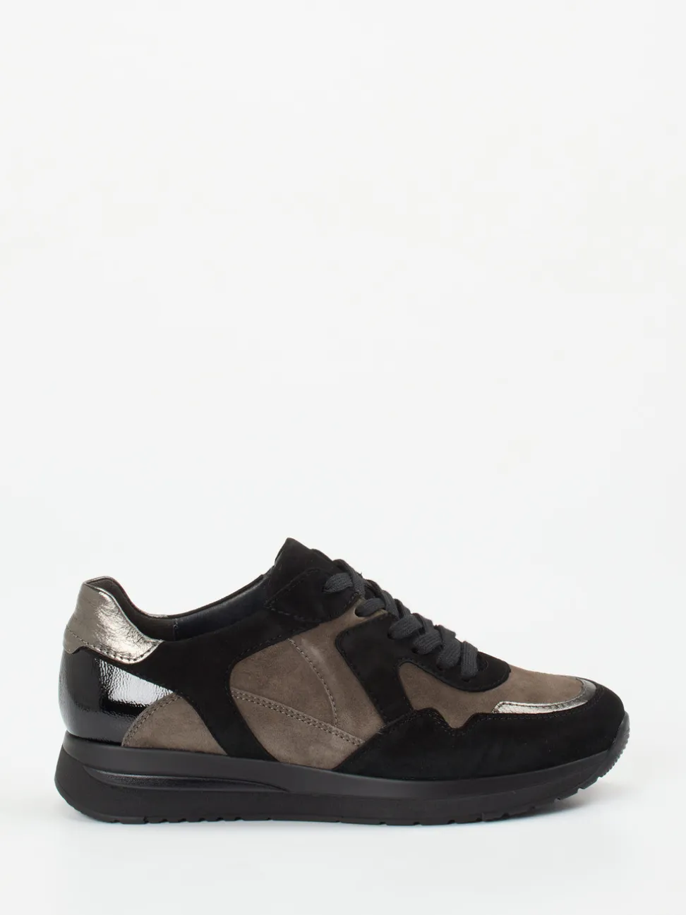 Semler – Komfort-Sneaker aus Veloursleder Taupe