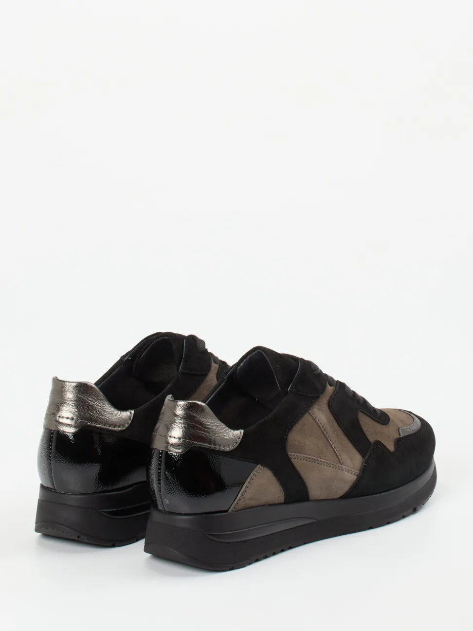Semler – Komfort-Sneaker aus Veloursleder Taupe