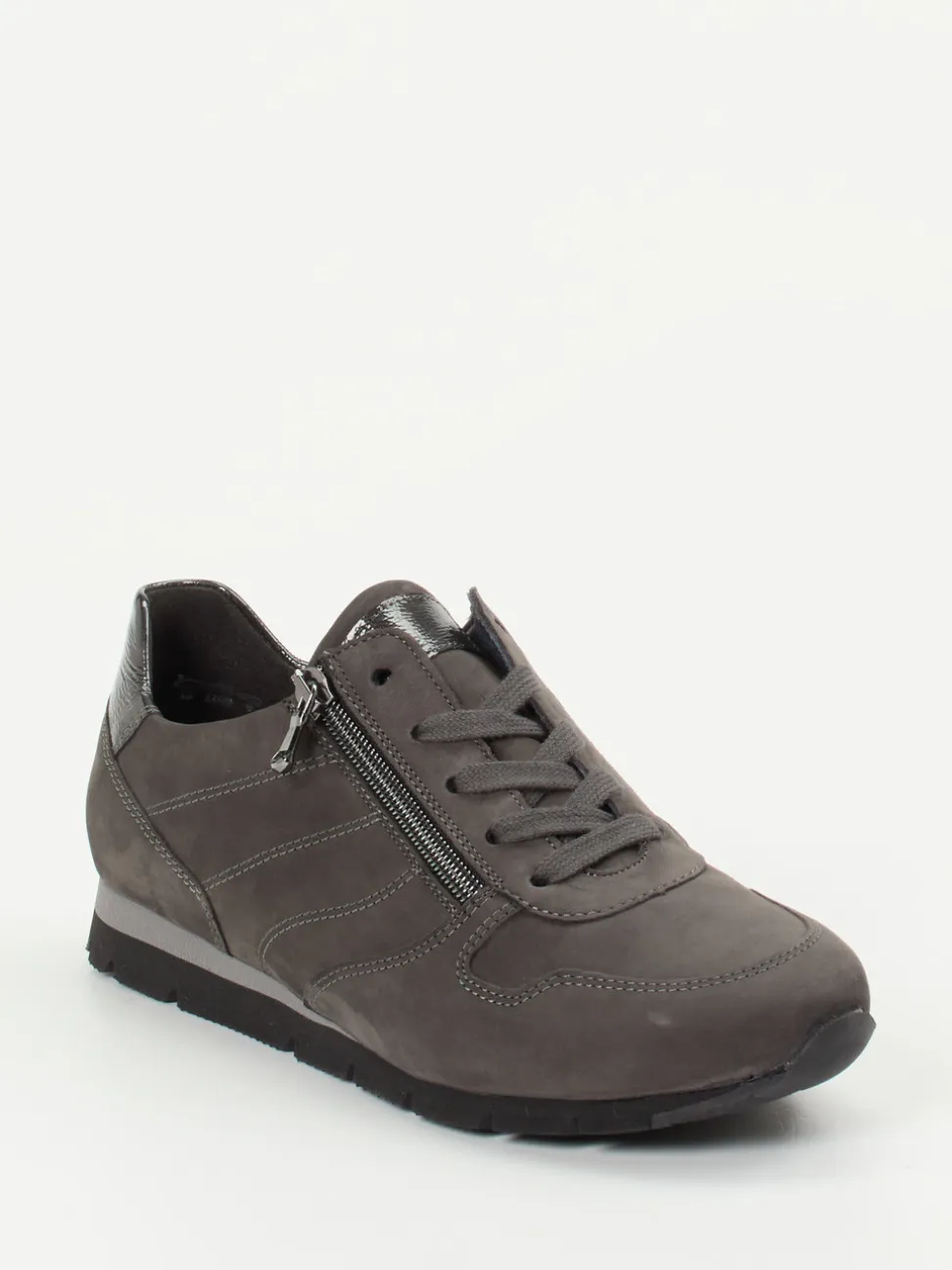 Semler – Komfort-Sneaker aus Nubukleder grau
