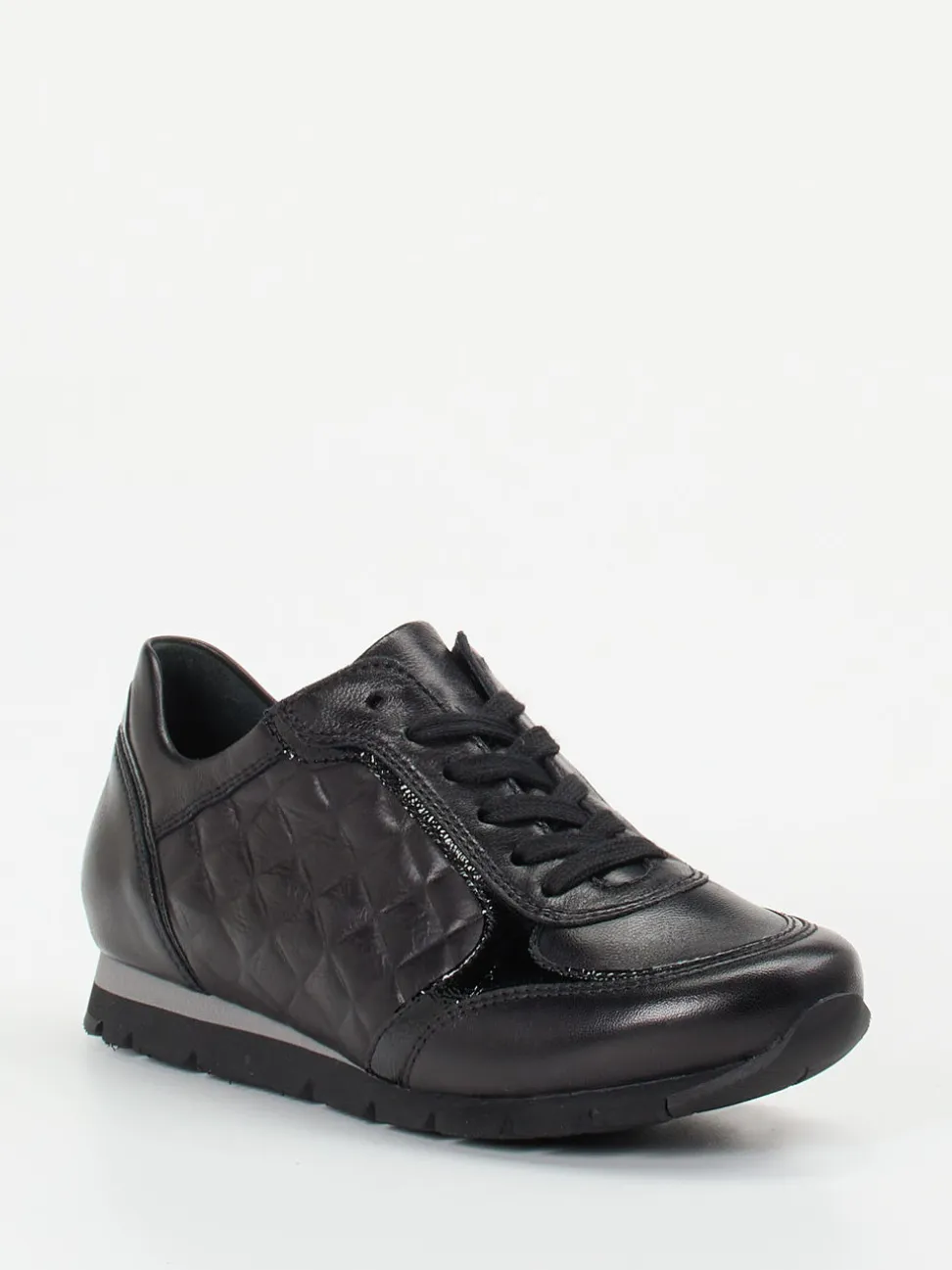 Semler – Komfort-Sneaker aus Kalbleder Schwarz