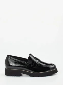 Semler – Loafer aus Lackleder schwarz