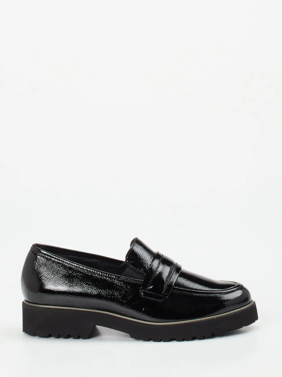 Semler – Loafer aus Lackleder schwarz