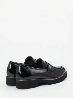 Semler – Loafer aus Lackleder schwarz