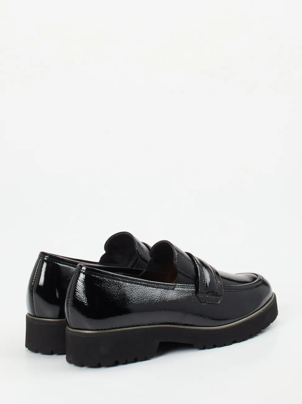 Semler – Loafer aus Lackleder schwarz