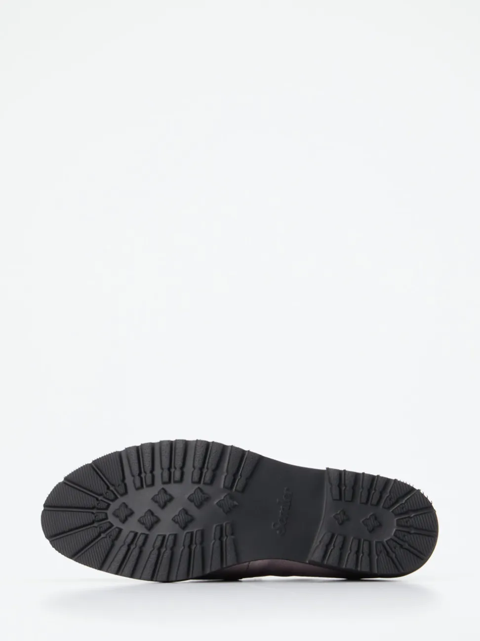 Semler – Loafer aus Metallicleder silberfarben