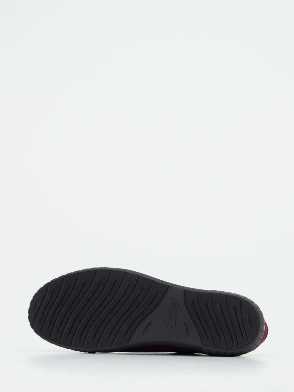 Semler – Low-Top Sneaker aus Veloursleder pflaume