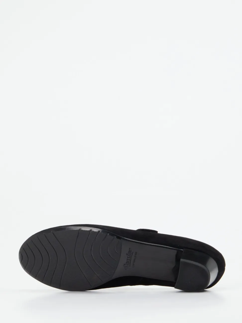 Semler – Mary Jane Pumps aus Veloursleder schwarz