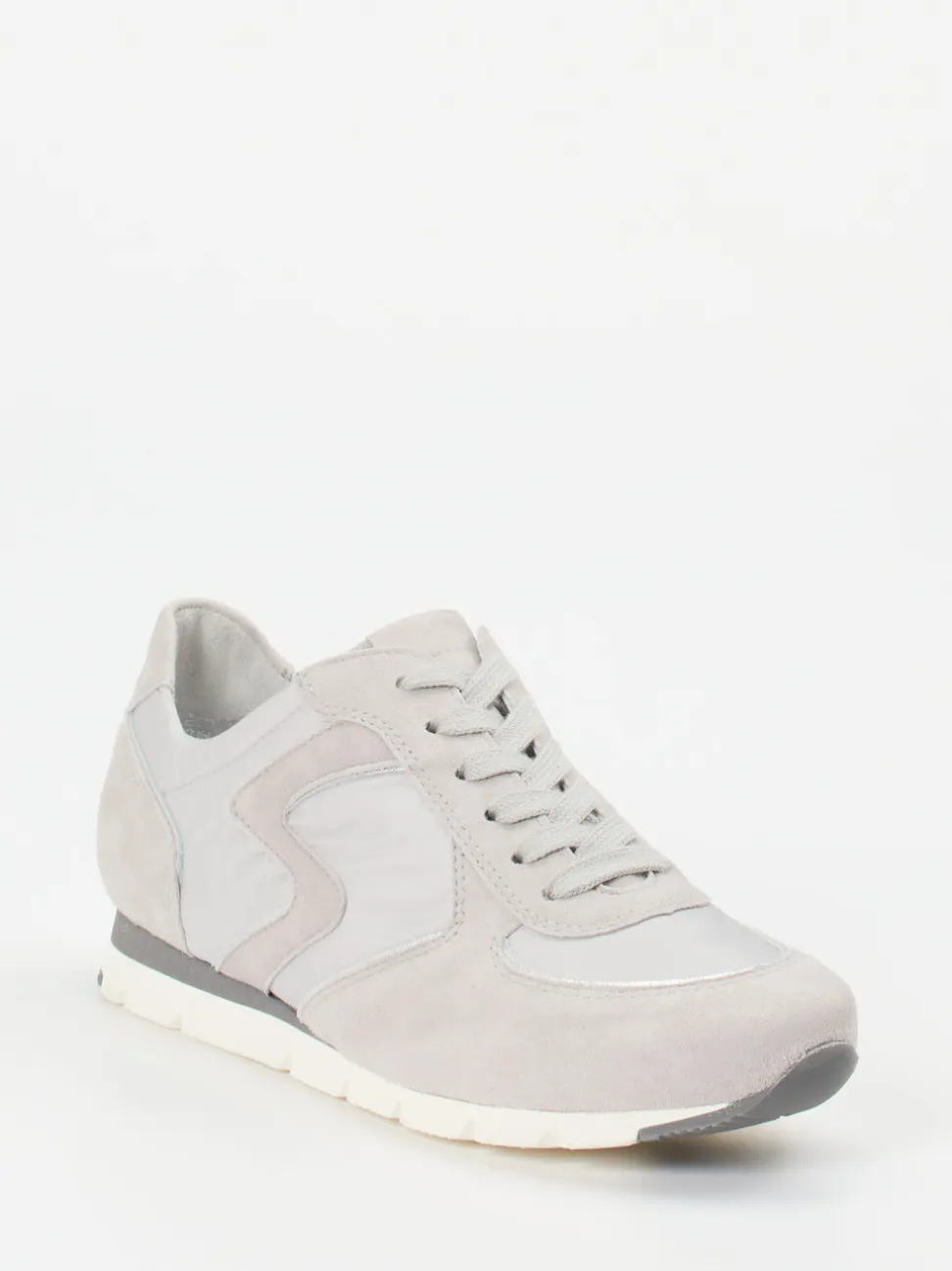 Semler – Retro-Sneaker aus Veloursleder grau