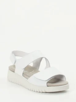 Semler – Sandalette aus Kalbleder Weiß