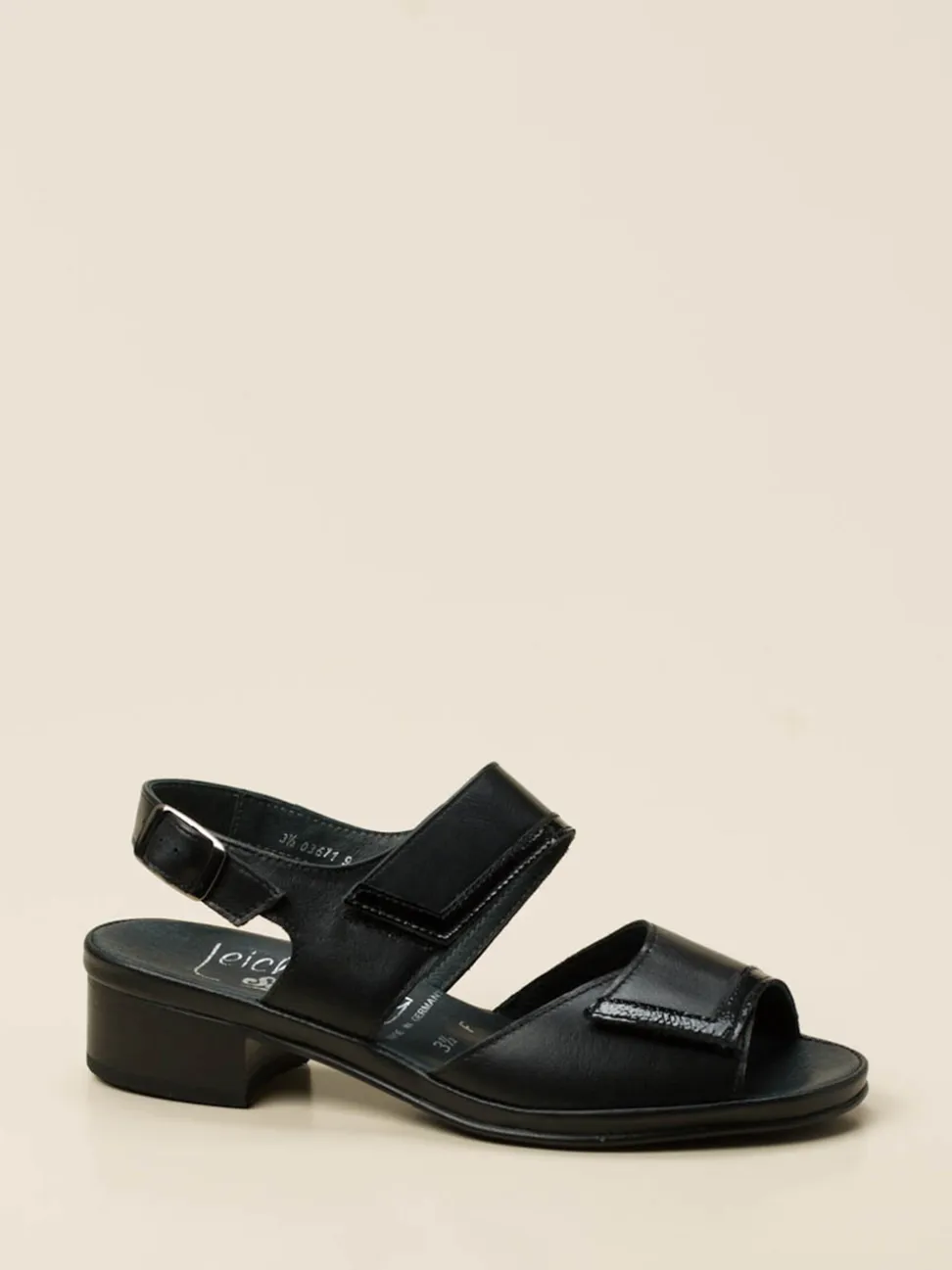 Semler – Sandalette aus Kalbleder Schwarz