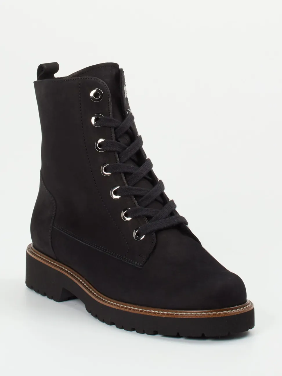 Semler – Schnürboots aus Nubukleder schwarz