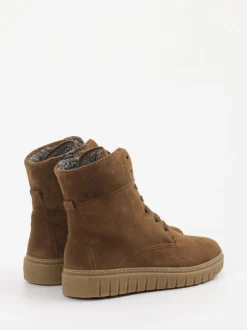 Semler – Schnürboots aus Veloursleder braun